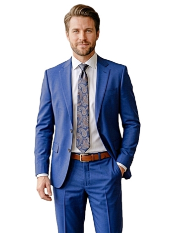 PÁNSKY OBLEK MODRÝ, P09